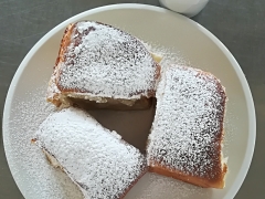 Tvarohové buchty, kakako